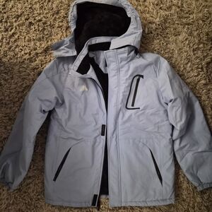 MOERDENG SKI Kids Light Blue Puffer COAT